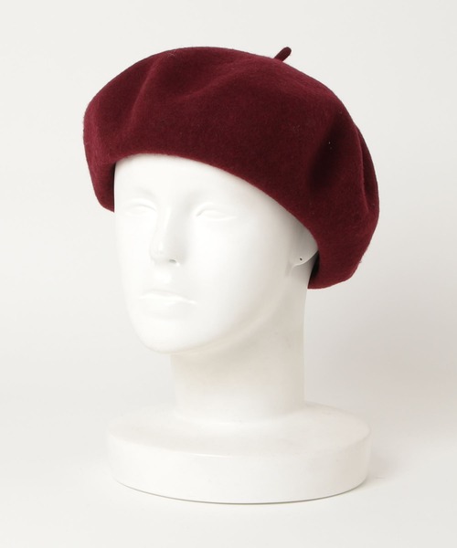 Sense of Grace(センスオブグレース)の「TINO BERET ウール バスクベレー帽 チョボ付き(ハンチング/ベレー帽・レディース・オリーブ/ワイン/オレンジ/キャメル/アッシュ/ベージュ/ネイビー/ブラウン/グレー/ブラック・FREE)」の9枚目の写真