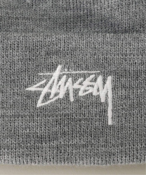 STUSSY(ステューシー)の「【STUSSY / ステューシー】STOCK CUFF BEANIE(ニットキャップ/ビーニー・メンズ・ブラック/チャコールグレー/ブラウン・FREE)」の9枚目の写真
