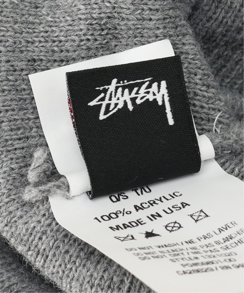 STUSSY(ステューシー)の「【STUSSY / ステューシー】STOCK CUFF BEANIE(ニットキャップ/ビーニー・メンズ・ブラック/チャコールグレー/ブラウン・FREE)」の12枚目の写真