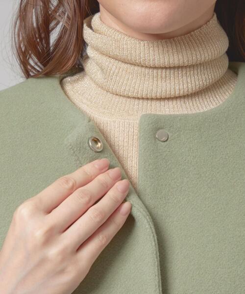 THE STATION STORE(ザ ステーション ストア)の「<closet story(クローゼットストーリー)>ノーカラー コート(ノーカラーコート・レディース・ブラック/ライム/ライトピンク/ピンク・S/M)」の19枚目の写真