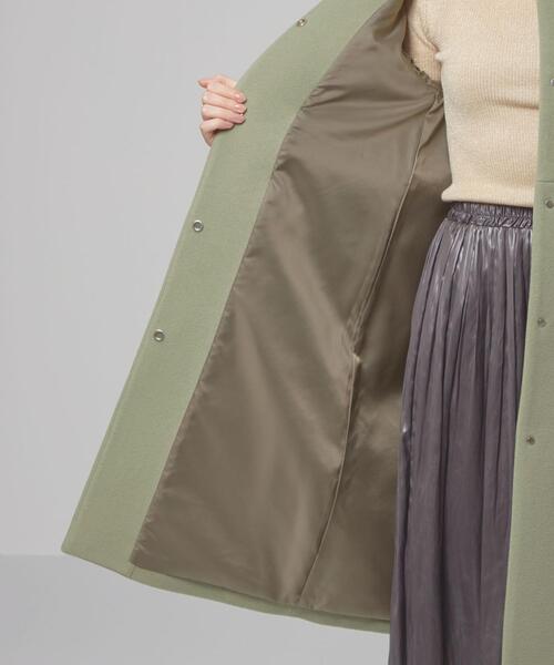 THE STATION STORE(ザ ステーション ストア)の「<closet story(クローゼットストーリー)>ノーカラー コート(ノーカラーコート・レディース・ブラック/ライム/ライトピンク/ピンク・S/M)」の13枚目の写真