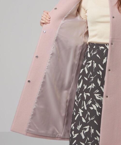 THE STATION STORE(ザ ステーション ストア)の「<closet story(クローゼットストーリー)>ノーカラー コート(ノーカラーコート・レディース・ブラック/ライム/ライトピンク/ピンク・S/M)」の22枚目の写真
