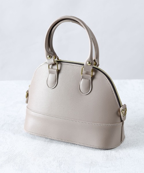 folka（フォルカ）の「【Maison Select メゾンセレクト CAWAII BAG selction カワイイ バッグ セレクション 】型押し/ビーガンレザー/ミニ/ラウンド / カワイイ / ハンドバッグ the Cawaii hundbag（ハンドバッグ・レディース・ブラック/ブラウン/グレー/アイボリー・ONE SIZE）」の11枚目の写真