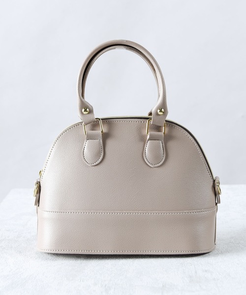 folka（フォルカ）の「【Maison Select メゾンセレクト CAWAII BAG selction カワイイ バッグ セレクション 】型押し/ビーガンレザー/ミニ/ラウンド / カワイイ / ハンドバッグ the Cawaii hundbag（ハンドバッグ・レディース・ブラック/ブラウン/グレー/アイボリー・ONE SIZE）」の12枚目の写真