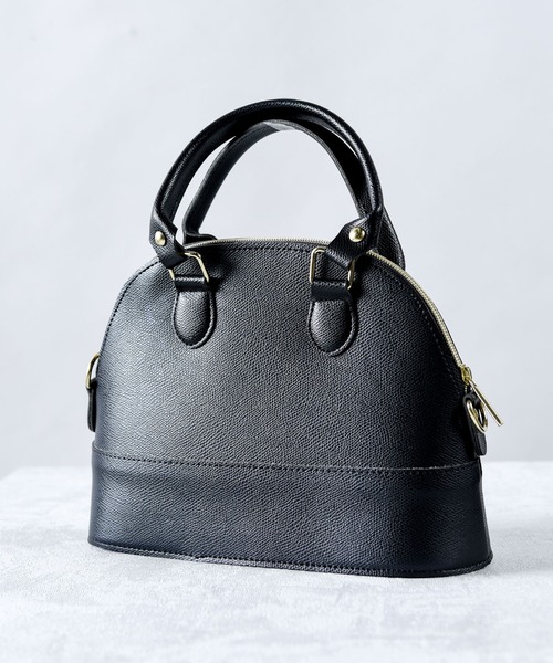 folka（フォルカ）の「【Maison Select メゾンセレクト CAWAII BAG selction カワイイ バッグ セレクション 】型押し/ビーガンレザー/ミニ/ラウンド / カワイイ / ハンドバッグ the Cawaii hundbag（ハンドバッグ・レディース・ブラック/ブラウン/グレー/アイボリー・ONE SIZE）」の13枚目の写真