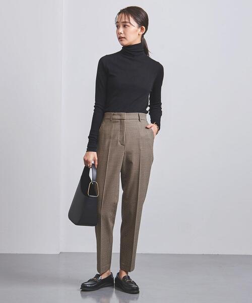 INCOTEX（インコテックス）の「＜INCOTEX（インコテックス）＞GALENE バック イージーパンツ（その他パンツ・レディース・ベージュ/ネイビー・40/38）」の5枚目の写真