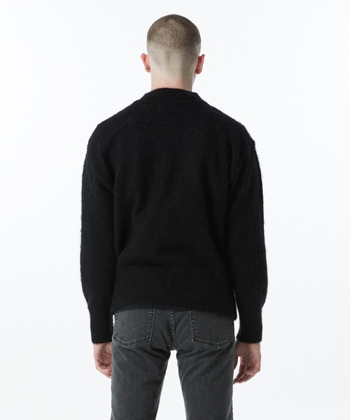 KURO（クロ）の「【KURO】MOHAIR MOCK NECK SWEATER（ニット/セーター・メンズ・ブラック・SMALL/MEDIUM）」の6枚目の写真