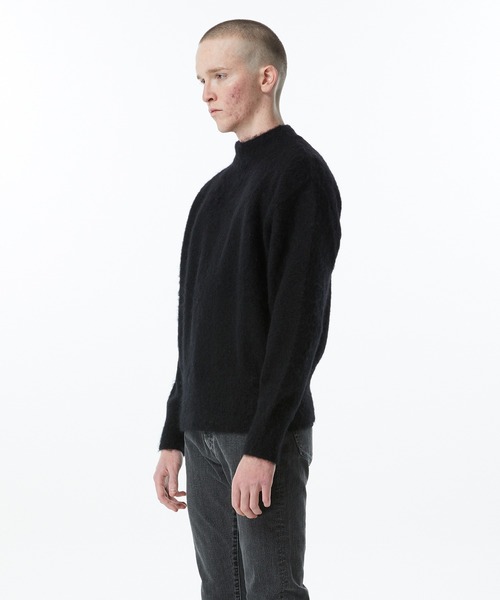 KURO（クロ）の「【KURO】MOHAIR MOCK NECK SWEATER（ニット/セーター・メンズ・ブラック・SMALL/MEDIUM）」の10枚目の写真
