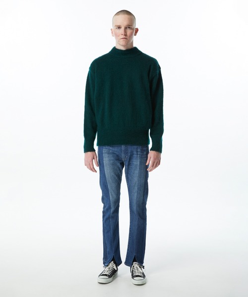 KURO（クロ）の「【KURO】MOHAIR MOCK NECK SWEATER（ニット/セーター・メンズ・ブラック・SMALL/MEDIUM）」の12枚目の写真