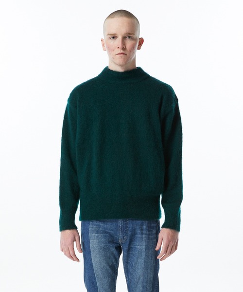 KURO（クロ）の「【KURO】MOHAIR MOCK NECK SWEATER（ニット/セーター・メンズ・ブラック・SMALL/MEDIUM）」の16枚目の写真