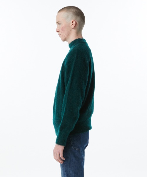 KURO（クロ）の「【KURO】MOHAIR MOCK NECK SWEATER（ニット/セーター・メンズ・ブラック・SMALL/MEDIUM）」の5枚目の写真
