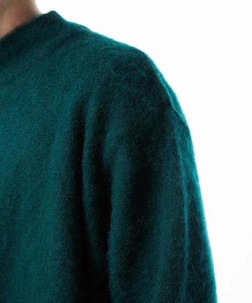 KURO（クロ）の「【KURO】MOHAIR MOCK NECK SWEATER（ニット/セーター・メンズ・ブラック・SMALL/MEDIUM）」の3枚目の写真