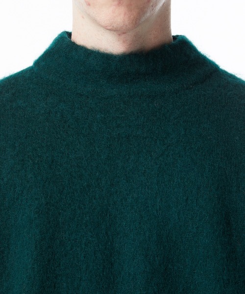 KURO（クロ）の「【KURO】MOHAIR MOCK NECK SWEATER（ニット/セーター・メンズ・ブラック・SMALL/MEDIUM）」の11枚目の写真