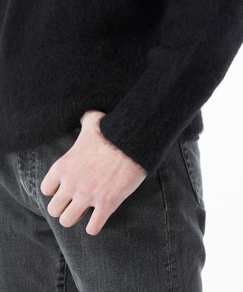 KURO（クロ）の「【KURO】MOHAIR MOCK NECK SWEATER（ニット/セーター・メンズ・ブラック・SMALL/MEDIUM）」の13枚目の写真