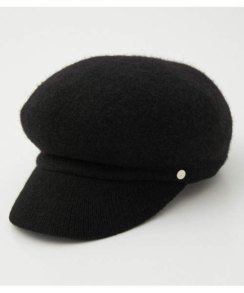 AZUL by moussy（アズールバイマウジー）の「THERMO CASQUETTE/サーモキャスケット（キャスケット・レディース・ブラック/ライトブラウン・FREE）」の2枚目の写真