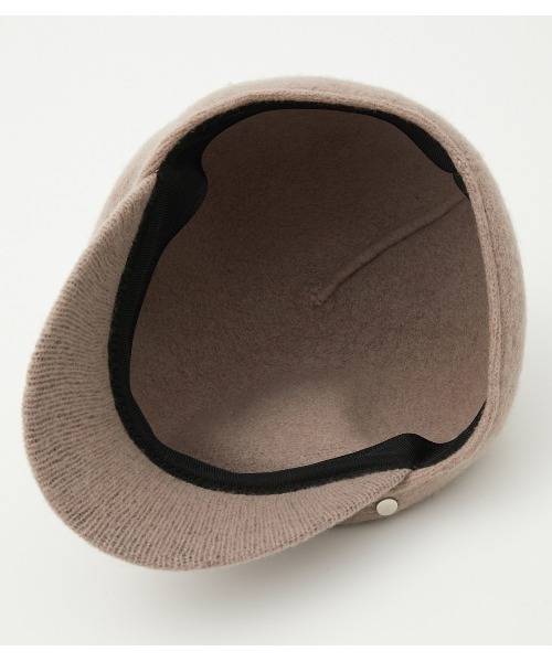 AZUL by moussy（アズールバイマウジー）の「THERMO CASQUETTE/サーモキャスケット（キャスケット・レディース・ブラック/ライトブラウン・FREE）」の5枚目の写真