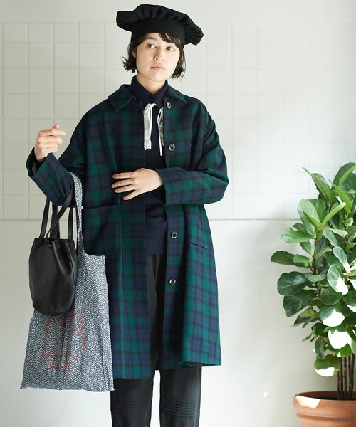 bulle de savon（ビュルデサボン）の「Recycle wool Twill ステン