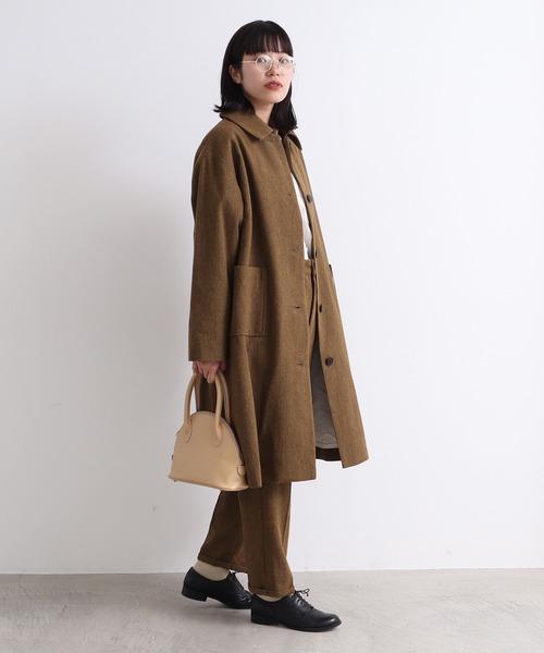 bulle de savon（ビュルデサボン）の「Recycle wool Twill ステン