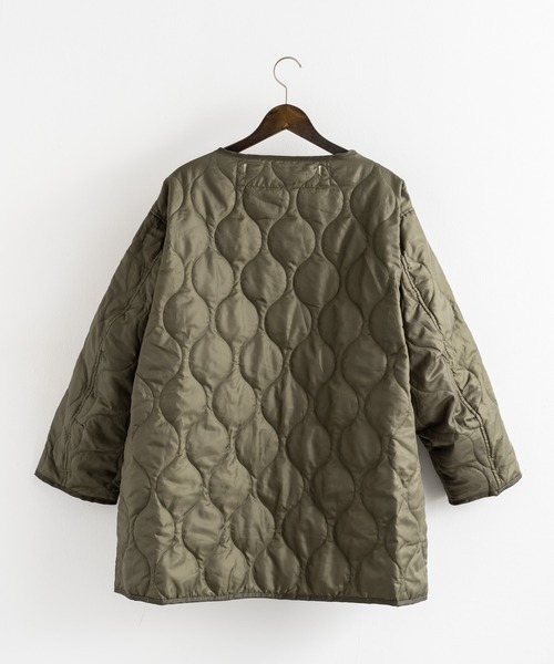 Ressaca（レサーカ）の「【2点セット・3WAY】ビッグシルエット M-65 モッズコート＆中綿キルティングライナーセット（モッズコート・メンズ・オリーブ/カーキ/ブラック・M/L）」の13枚目の写真