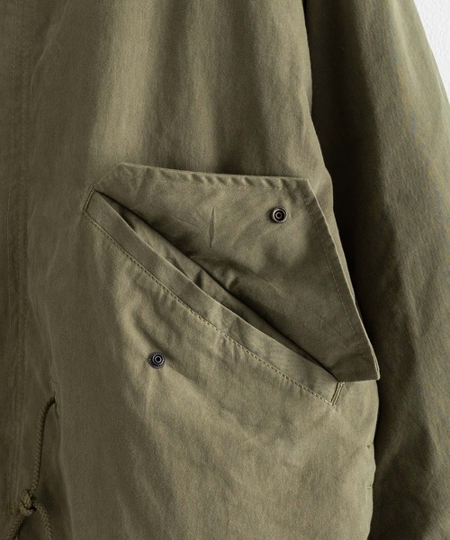 Ressaca（レサーカ）の「【2点セット・3WAY】ビッグシルエット M-65 モッズコート＆中綿キルティングライナーセット（モッズコート・メンズ・オリーブ/カーキ/ブラック・M/L）」の16枚目の写真
