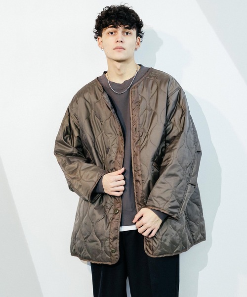 Ressaca（レサーカ）の「【2点セット・3WAY】ビッグシルエット M-65 モッズコート＆中綿キルティングライナーセット（モッズコート・メンズ・オリーブ/カーキ/ブラック・M/L）」の5枚目の写真