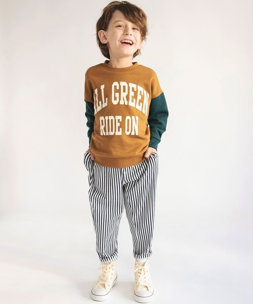 BRANSHES(ブランシェス)の「【あったか】ガーデナーテーパード裏起毛パンツ(その他パンツ・キッズ・オフホワイト/グリーン/ベージュ・110/120/90/130/100/140/150)」の16枚目の写真