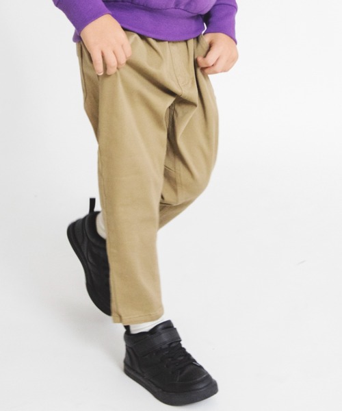 BRANSHES(ブランシェス)の「【あったか】ガーデナーテーパード裏起毛パンツ(その他パンツ・キッズ・オフホワイト/グリーン/ベージュ・110/120/90/130/100/140/150)」の21枚目の写真