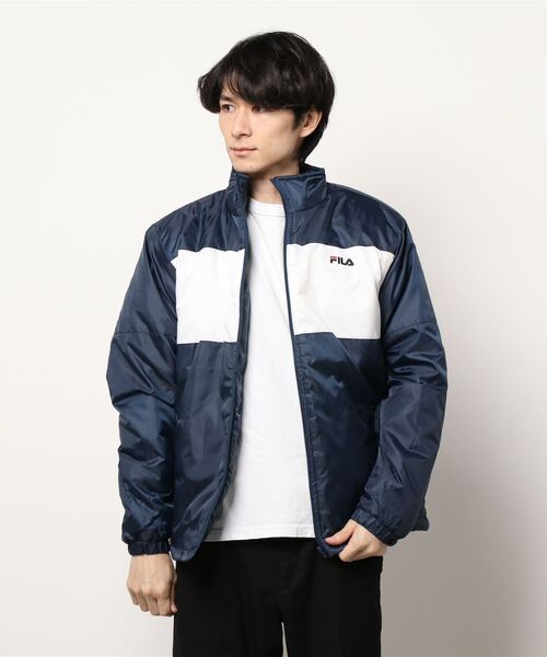 FILA(フィラ)の「【FILA:フィラ】中綿ジャケット(ダウンジャケット/コート・メンズ・ブラック/カーキ/ネイビー/レッド・LARGE/X-LARGE/MEDIUM)」の4枚目の写真
