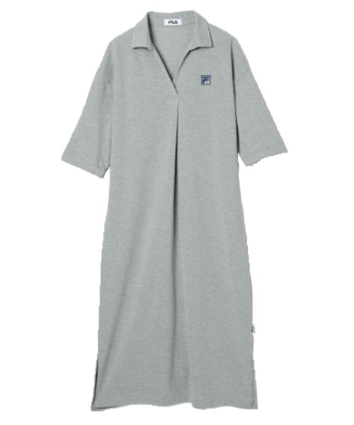 FILA(フィラ)の「<FILA/フィラ>鹿の子ワンピース(ワンピース・レディース・ネイビー/ミント/ブラック/グレー・L/M/LL)」の3枚目の写真