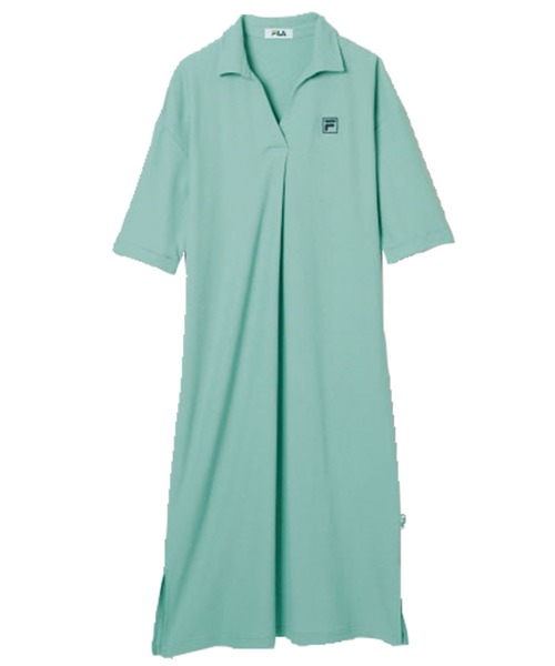 FILA(フィラ)の「<FILA/フィラ>鹿の子ワンピース(ワンピース・レディース・ネイビー/ミント/ブラック/グレー・L/M/LL)」の6枚目の写真