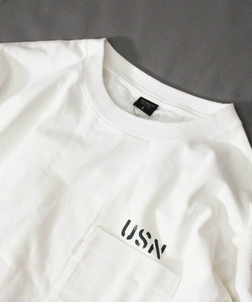 AVIREX（アヴィレックス）の「ネイバル パッチ ロングスリーブ Tシャツ / NAVAL PATCH LONG SLEEVE T-SHIRT / アヴィレックス / AVIREX（Tシャツ/カットソー・メンズ・ホワイト/ネイビー/オレンジ/その他/オリーブ/ネイビー系1/グレー系その他2/その他17・MEDIUM/LARGE/X-LARGE/XX-LARGE/M/XL/2XL/L）」の13枚目の写真