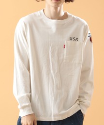 AVIREX | ネイバル パッチ ロングスリーブ Tシャツ / NAVAL PATCH LONG SLEEVE T-SHIRT / アヴィレックス / AVIREX(Tシャツ/カットソー)