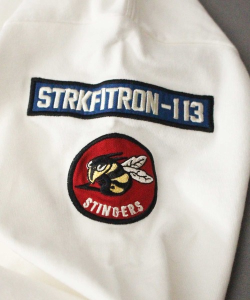 AVIREX（アヴィレックス）の「ネイバル パッチ ロングスリーブ Tシャツ / NAVAL PATCH LONG SLEEVE T-SHIRT / アヴィレックス / AVIREX（Tシャツ/カットソー・メンズ・ホワイト/ネイビー/オレンジ/その他/オリーブ/ネイビー系1/グレー系その他2/その他17・MEDIUM/LARGE/X-LARGE/XX-LARGE/M/XL/2XL/L）」の22枚目の写真