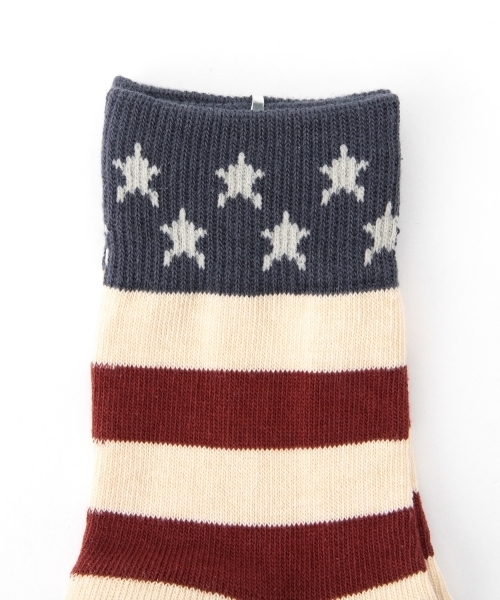 BEAMS BOY（ビームスボーイ）の「ROSTER SOCKS / USA フラッグ（ソックス/靴下・レディース・その他1・ONE SIZE）」の6枚目の写真