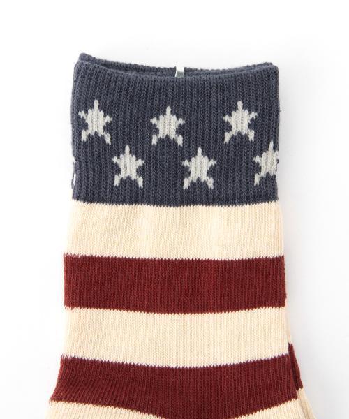 BEAMS BOY（ビームスボーイ）の「ROSTER SOCKS / USA フラッグ（ソックス/靴下・レディース・その他1・ONE SIZE）」の4枚目の写真
