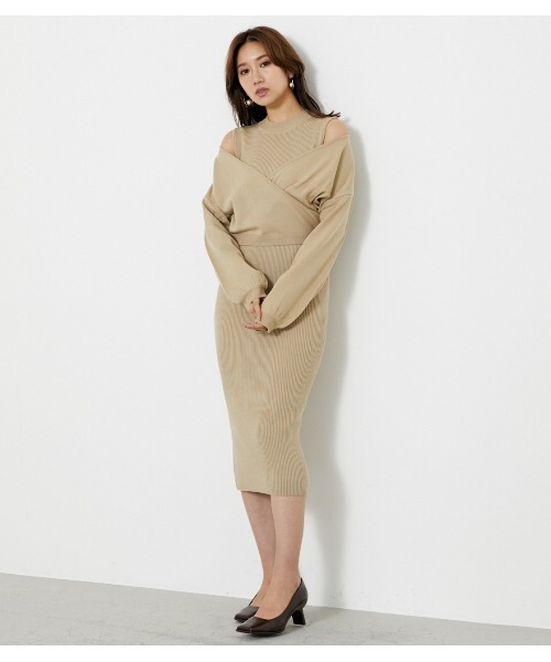 セール ブランド古着 ノースリーブワンピース ワンピース Rienda リエンダ のファッション通販 Zozoused