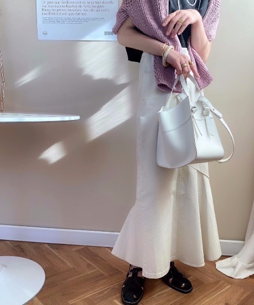 moment+（モーメントプラス）の「フェイクレザー 2WAYノットハンドルショルダーバッグ（ショルダーバッグ・レディース・ブラック/アイボリー/モカ/キャメル/ピンクベージュ・FREE）」の15枚目の写真