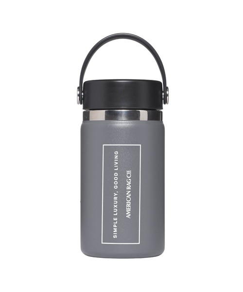 HYDRO FLASK(ハイドロフラスク)の「Hydro Flask 12oz Wide Mouth ロゴプリントボトル(水筒・メンズ・ホワイト/ブラック/グレー/サックスブルー/イエロー/ブルー/その他3・FREE)」の3枚目の写真