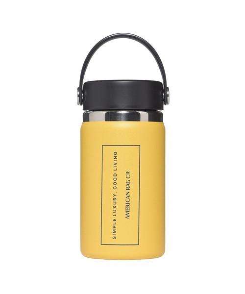 HYDRO FLASK(ハイドロフラスク)の「Hydro Flask 12oz Wide Mouth ロゴプリントボトル(水筒・メンズ・ホワイト/ブラック/グレー/サックスブルー/イエロー/ブルー/その他3・FREE)」の6枚目の写真
