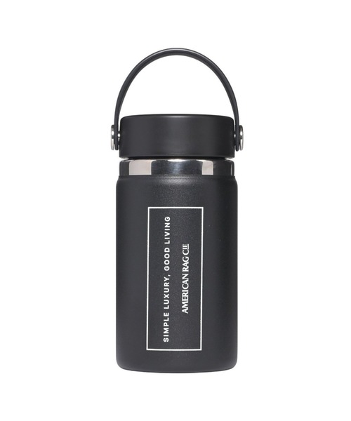 HYDRO FLASK(ハイドロフラスク)の「Hydro Flask 12oz Wide Mouth ロゴプリントボトル(水筒・メンズ・ホワイト/ブラック/グレー/サックスブルー/イエロー/ブルー/その他3・FREE)」の2枚目の写真