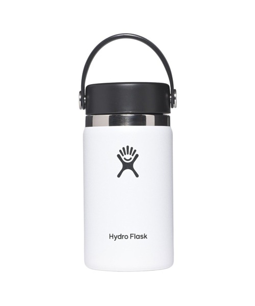 HYDRO FLASK(ハイドロフラスク)の「Hydro Flask 12oz Wide Mouth ロゴプリントボトル(水筒・メンズ・ホワイト/ブラック/グレー/サックスブルー/イエロー/ブルー/その他3・FREE)」の8枚目の写真