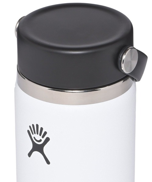HYDRO FLASK(ハイドロフラスク)の「Hydro Flask 12oz Wide Mouth ロゴプリントボトル(水筒・メンズ・ホワイト/ブラック/グレー/サックスブルー/イエロー/ブルー/その他3・FREE)」の11枚目の写真