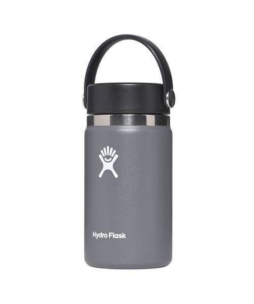 HYDRO FLASK(ハイドロフラスク)の「Hydro Flask 12oz Wide Mouth ロゴプリントボトル(水筒・メンズ・ホワイト/ブラック/グレー/サックスブルー/イエロー/ブルー/その他3・FREE)」の17枚目の写真