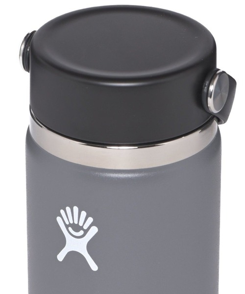 HYDRO FLASK(ハイドロフラスク)の「Hydro Flask 12oz Wide Mouth ロゴプリントボトル(水筒・メンズ・ホワイト/ブラック/グレー/サックスブルー/イエロー/ブルー/その他3・FREE)」の18枚目の写真