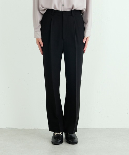 Lui's（ルイス）の「【オリジナルファブリック4×4セットアップシリーズ】 フレアパンツ（スラックス・メンズ・ブラック/グリーン・SMALL/MEDIUM）」の9枚目の写真