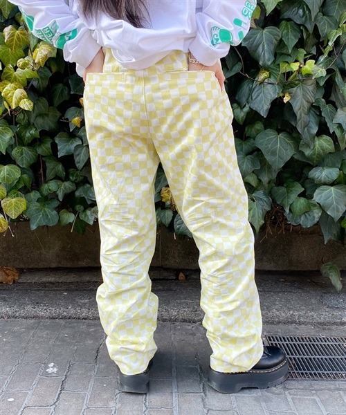 Candy Stripper(キャンディストリッパー)の「CHECKERED EASY パンツ(その他パンツ・レディース・オレンジ/ブラック/ライトグリーン・2)」の6枚目の写真