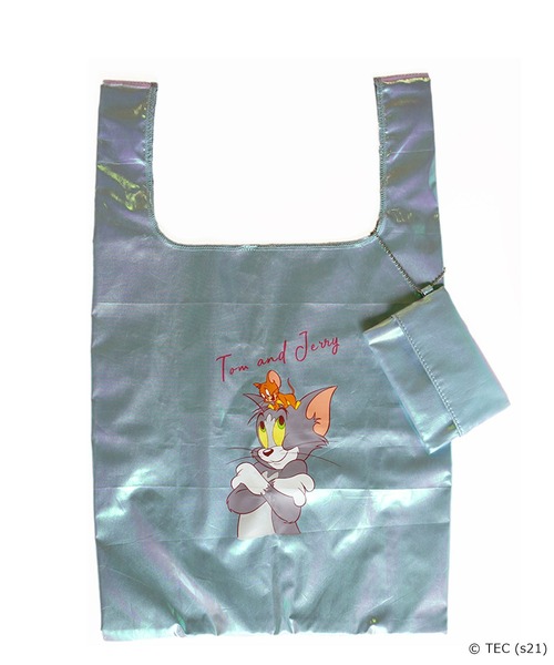 Tom&Jerry(トムアンドジェリー)の「【公式】トムとジェリー カラーメタリックエコバッグ(エコバッグ/サブバッグ・レディース・ピンク/ブルー・FREE)」の14枚目の写真