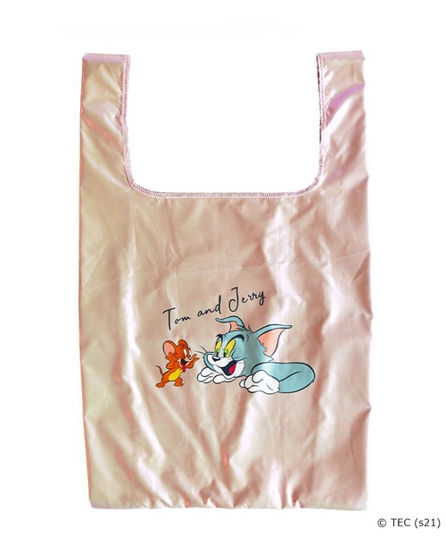 Tom&Jerry(トムアンドジェリー)の「【公式】トムとジェリー カラーメタリックエコバッグ(エコバッグ/サブバッグ・レディース・ピンク/ブルー・FREE)」の12枚目の写真