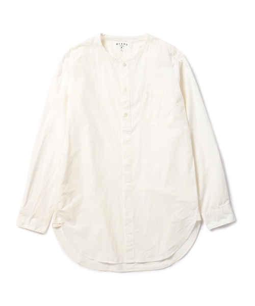 BEAMS（ビームス）の「○BEAMS / S/L タイプライター ロング シャツ（シャツ/ブラウス・メンズ・ホワイト/オリーブドラブ・LARGE/MEDIUM/SMALL）」の15枚目の写真