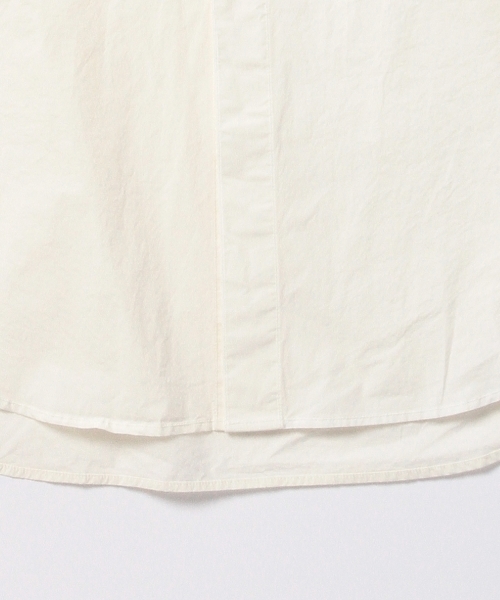 BEAMS（ビームス）の「○BEAMS / S/L タイプライター ロング シャツ（シャツ/ブラウス・メンズ・ホワイト/オリーブドラブ・LARGE/MEDIUM/SMALL）」の19枚目の写真